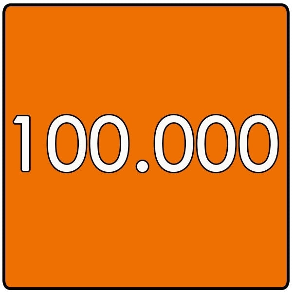 OFFSET FLYERS (GOEDKOPER) - 4/0 enkelzijdig full colour - Vierkant 9,8 x 9,8 cm - 135 grams glans mc