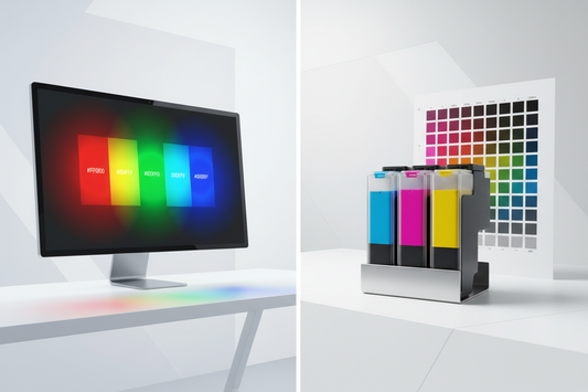 CMYK vs RGB: Kleurmodi voor drukwerk uitgelegd