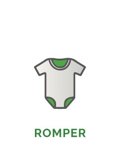 Romper met JE EIGEN LOGO - inclusief witte romper maat 62/68