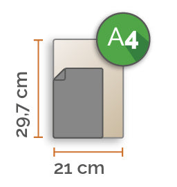 A4 Vinylstickers min. 1 stuk (21,0 cm x 29,7 cm)