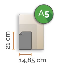 A5 Vinyl stickers min. 2 pieces (14,8 cm x 21,0 cm)