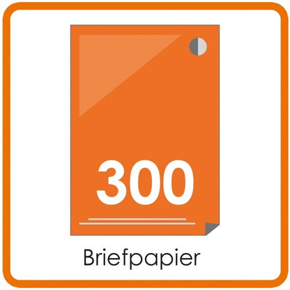 300 X A4 briefpapier 29,7x21cm enkelzijdig full colour Digitaal