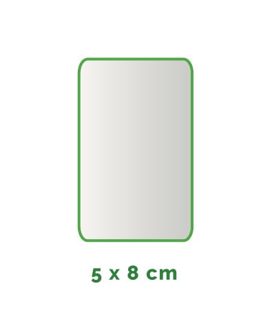 Buitenstickers - Offset - Vanaf 1000 stuks - Rechthoekig (offset)