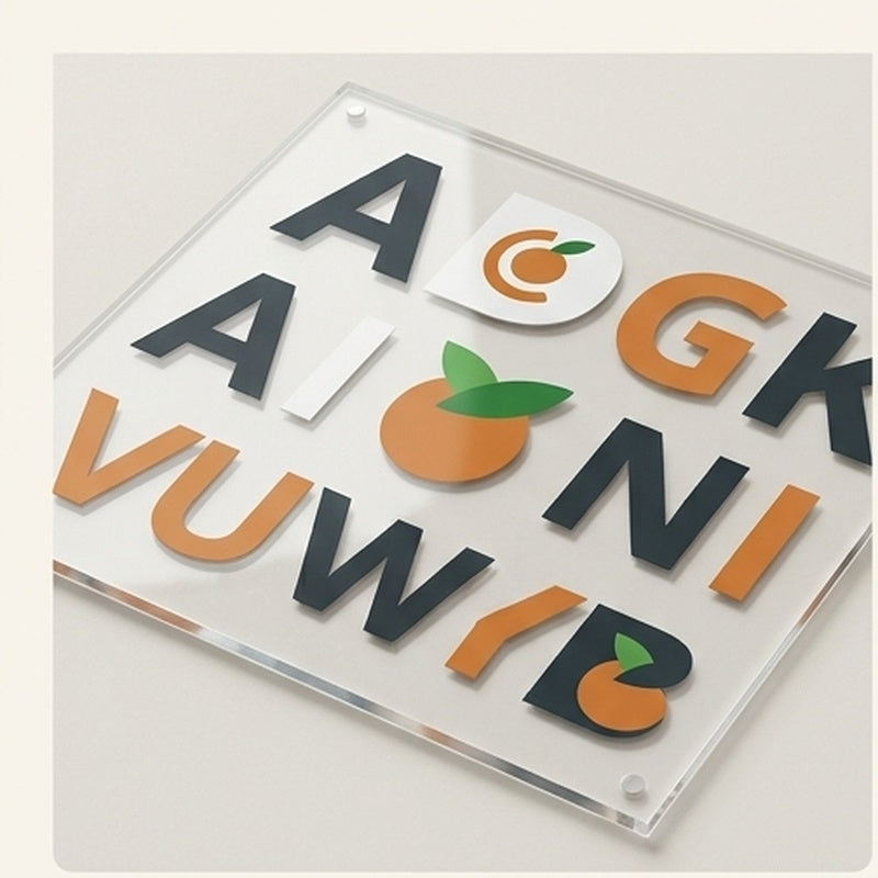 Orange Sticker Letters Large Format Printing Amsterdam – Orange Copy House