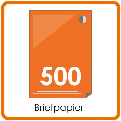 500 X A4 Briefpapier 29.7x21cm enkelzijdig full colour Digitaal