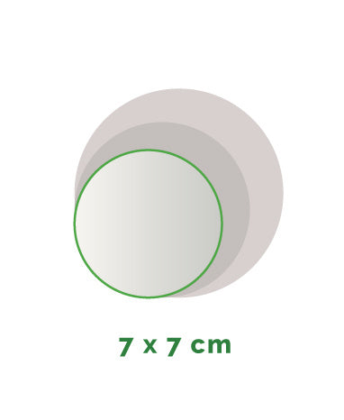 Stickers outdoor - rond diameter 7 cm - 4/0 gekleurd min. 15 stuks Levertijd: 1 werkdag.