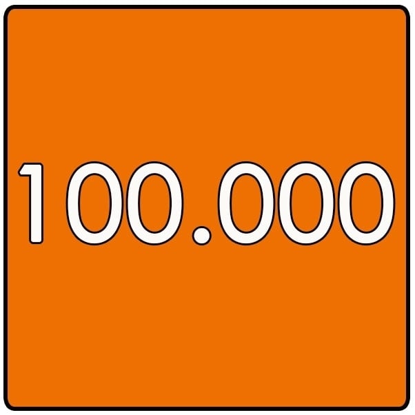 OFFSET FLYERS (GOEDKOPER) - 4/0 enkelzijdig full colour - Vierkant 14,8cm x 14,8cm - 170 grams recyclingpapier